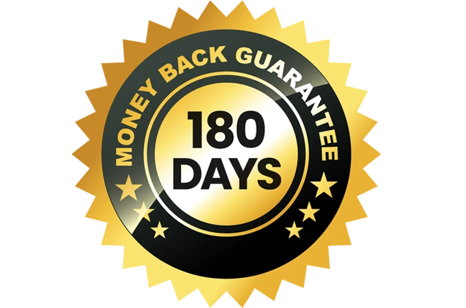 180 days guaranteed badge